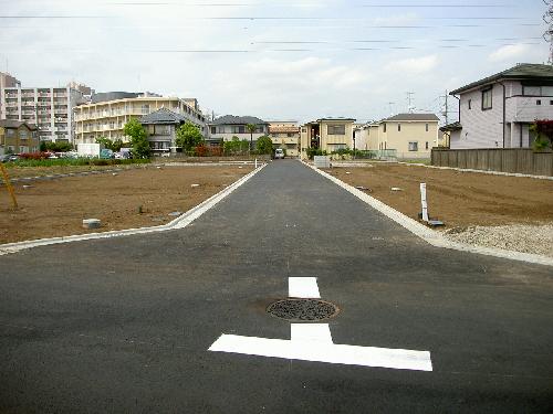 新規道路の舗装