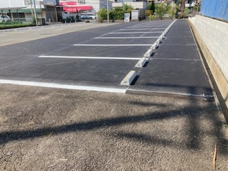 車止もセットバックし荷物も楽に積み下ろし